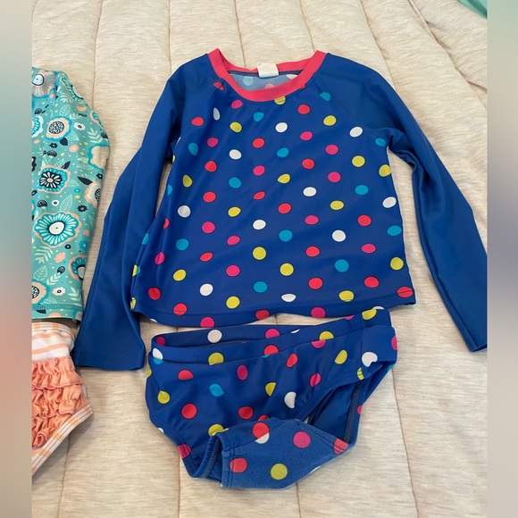 RuffleButts 2t mix n match polka dot swim swim diapers - Picture 6 of 7
